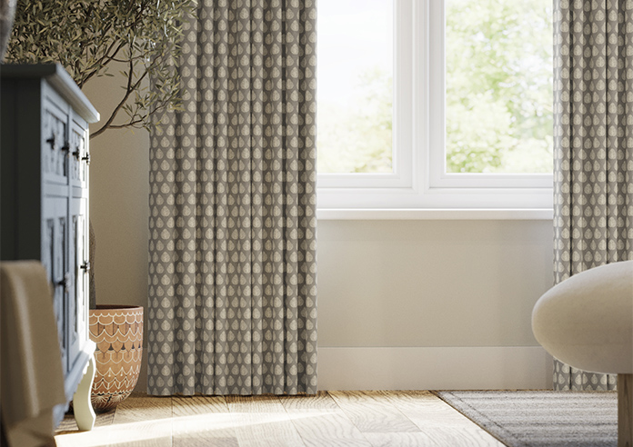 Emily Bond Jaipur, Smoke - Made to Measure Curtains - Image 5